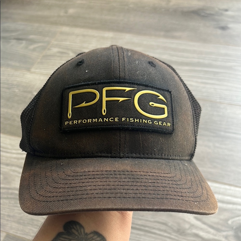 Brown Performance Fishing Gear Cap